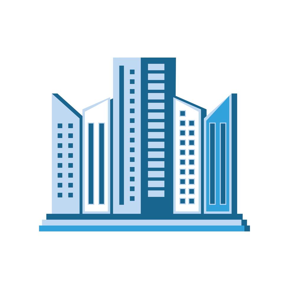 city urban building vector