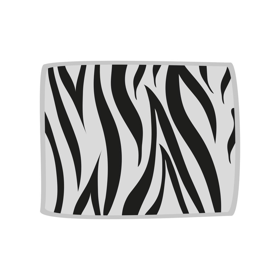african art zebra vector