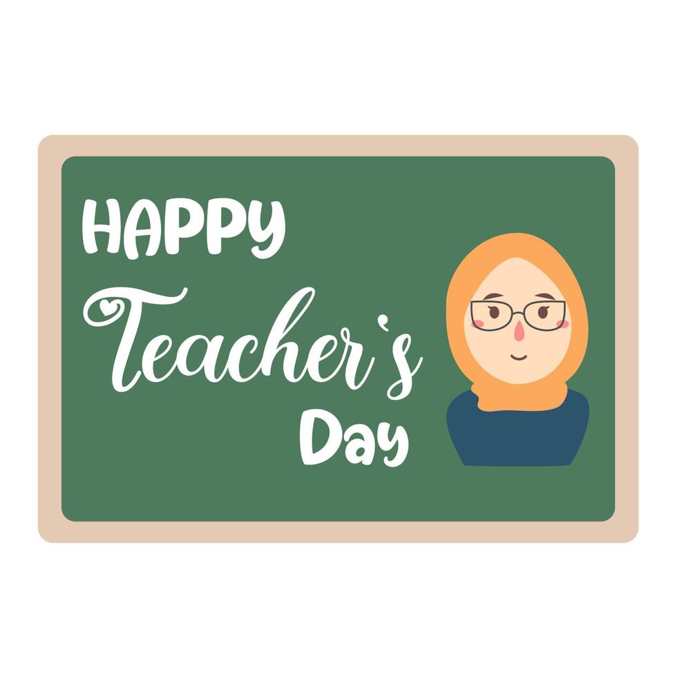 Hand drawn world teachers' day vector