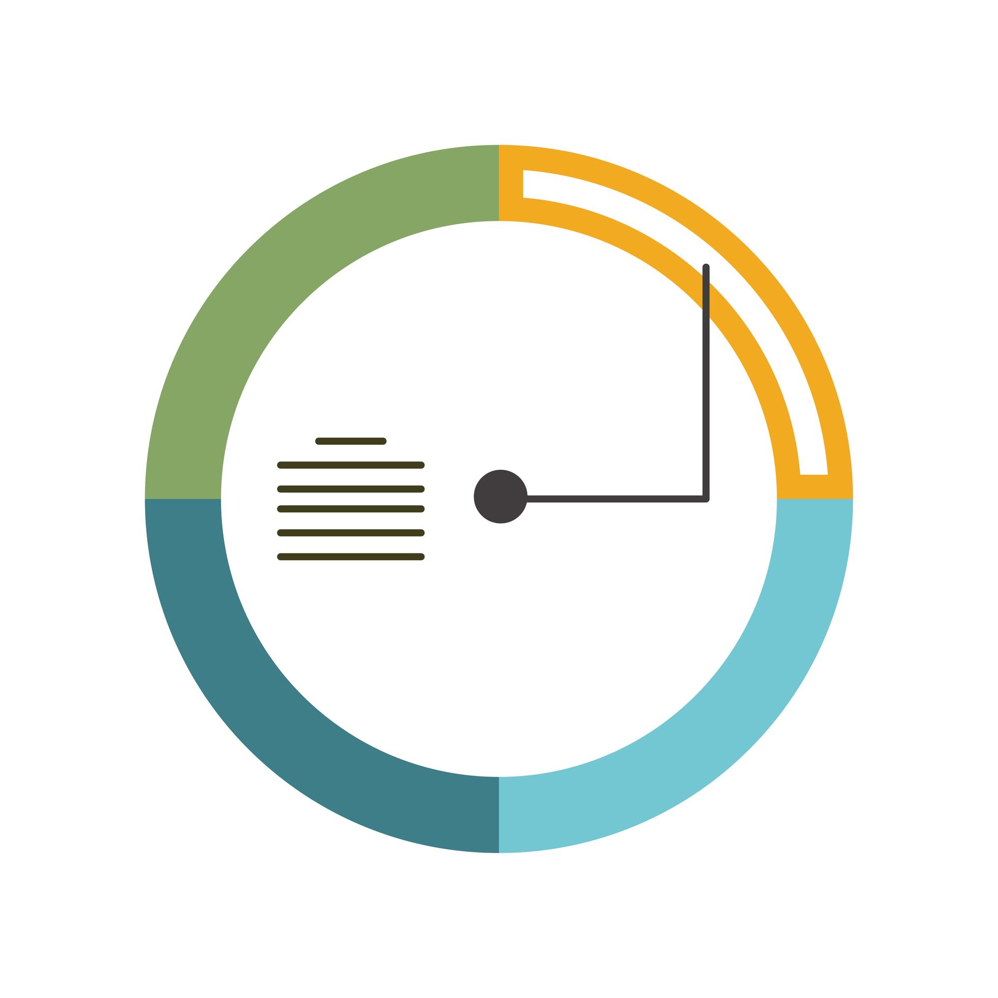 business pie chart 3724330 Vector Art at Vecteezy