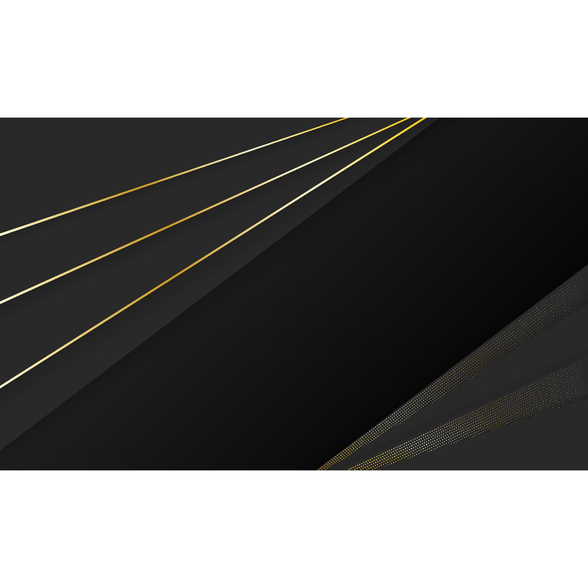 black color gold line abstract background shape design 3724427 Vector