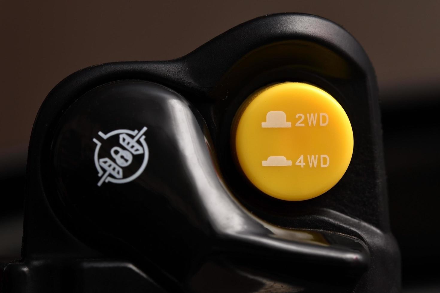 Four wheel driving commands on atv quad photo