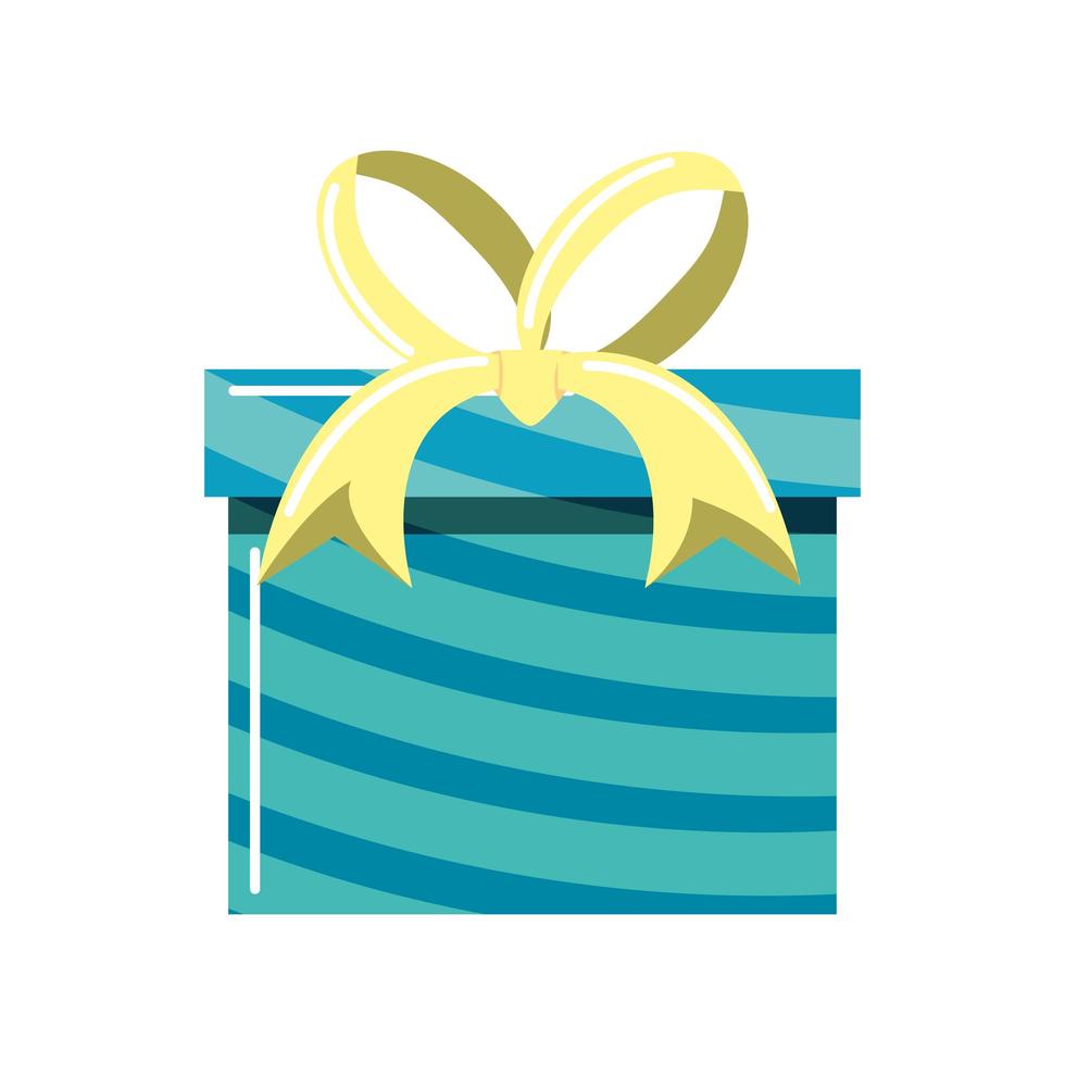 gift box bow vector