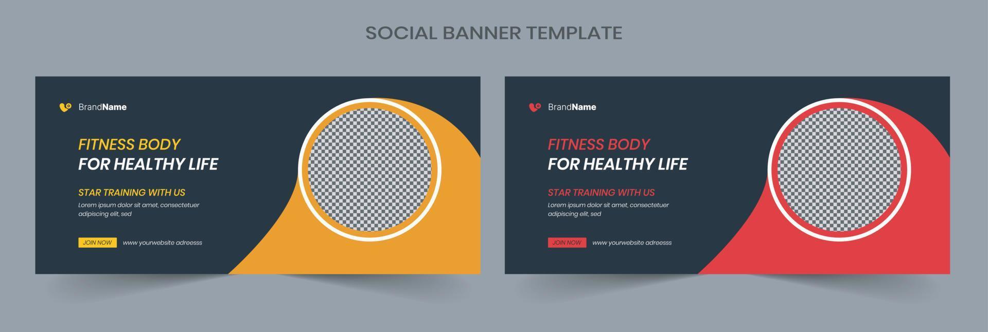 Social Media Cover Vector Templates Fully Editable, Advertising Design, Social Media Banner Post