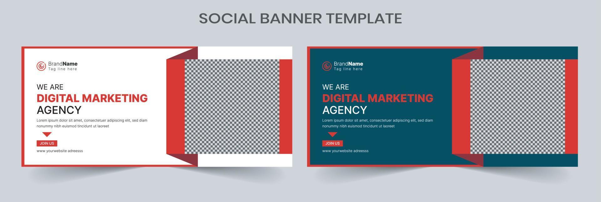 Social Media Cover Vector Templates Fully Editable, Advertising Design, Social Media Banner Post