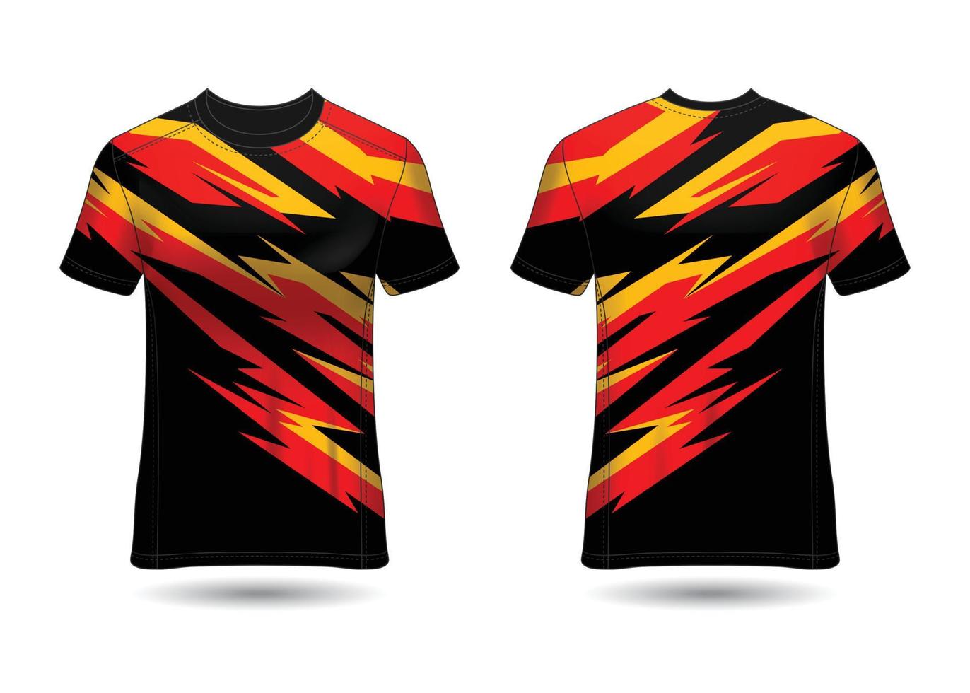 T-Shirt Sport Design. Racing jersey Vector