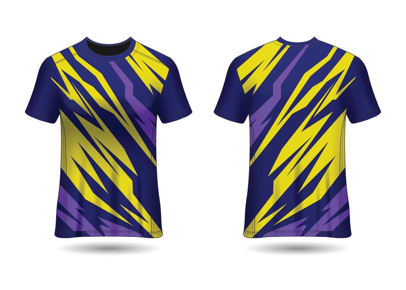 T-Shirt Sport Design. Racing jersey Vector