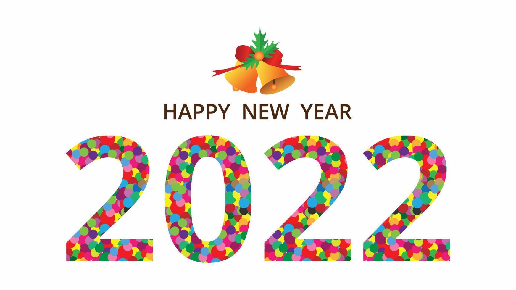 Happy new year 2022 on white background 3725680 Vector Art at Vecteezy