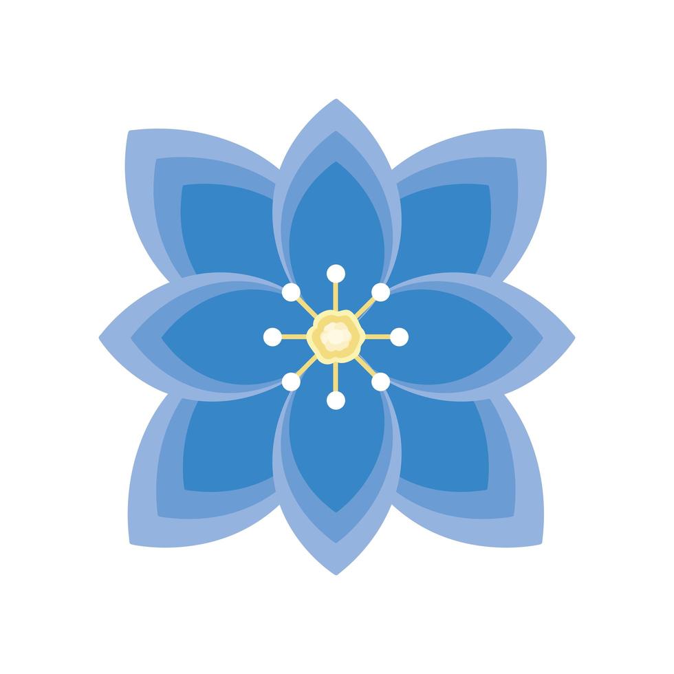 blue flower floral 3725931 Vector Art at Vecteezy
