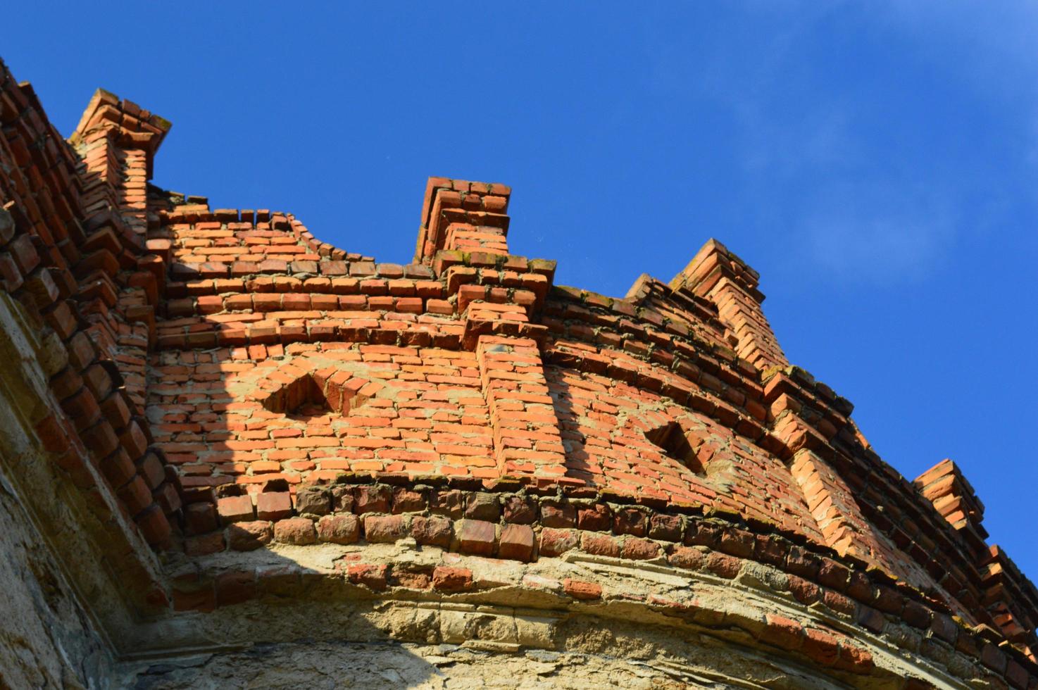 Architecture of an ancient castle photo