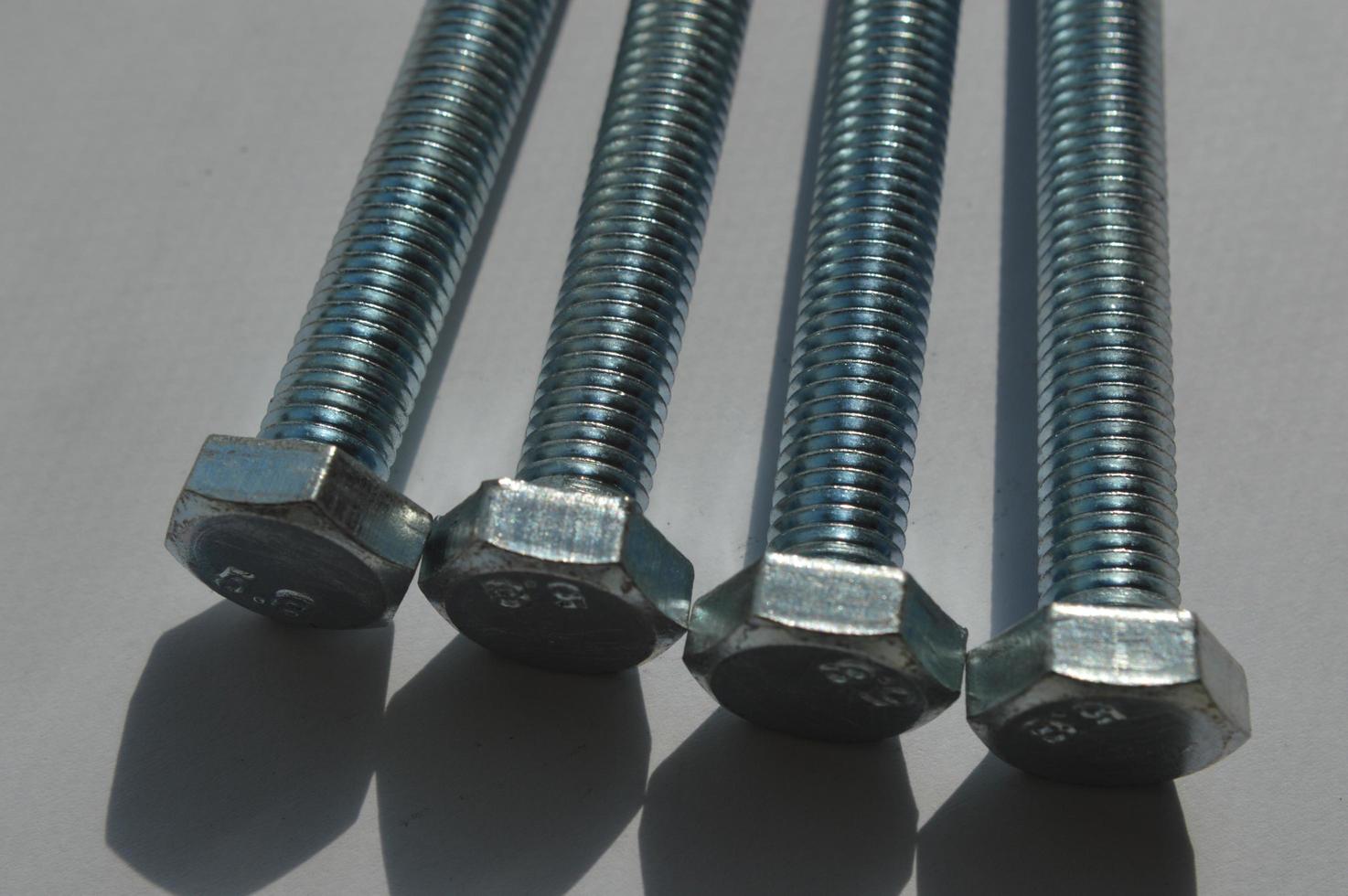 Fasteners, screws, screws and nails photo