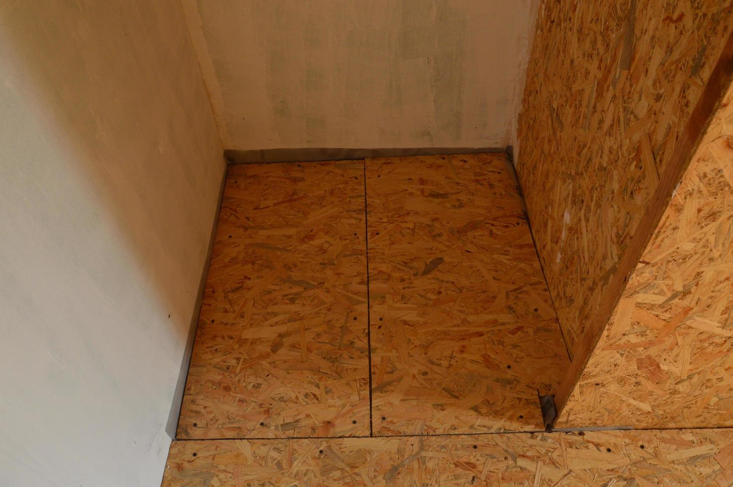 Laying chipboards in the interior of the house osb stove photo