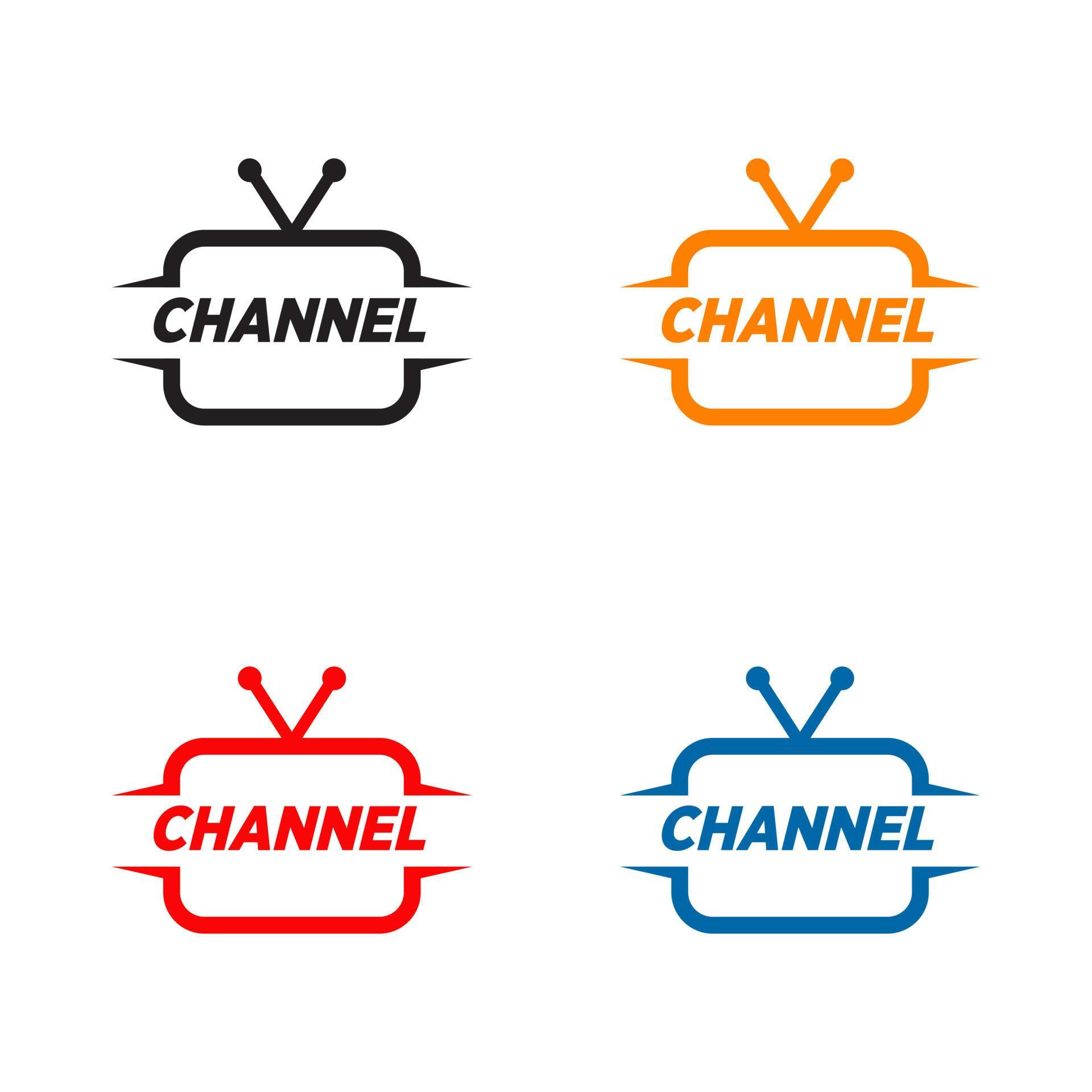 TV or Television channel program logo design 3726655 Vector Art at Vecteezy