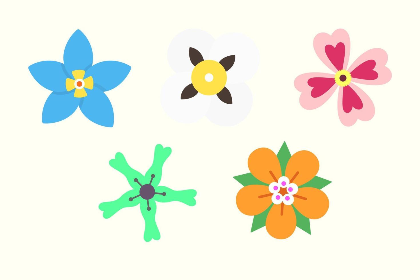 Flower Vector Illustration for Nature Collection