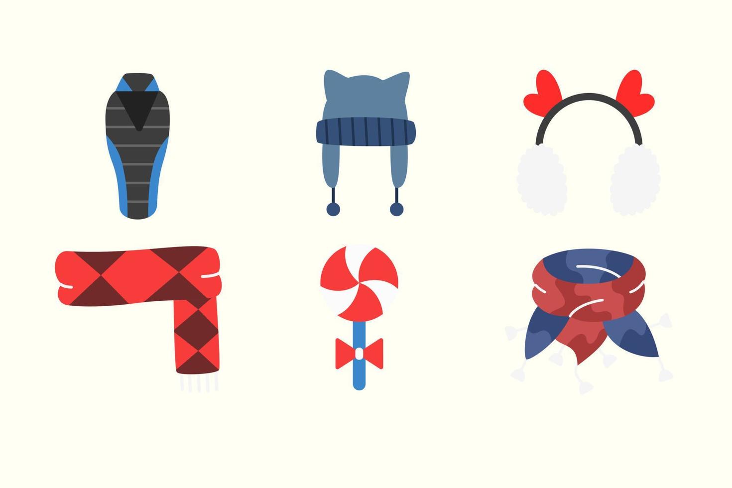 Winter Vector Icon Illustration for Winter Season Collection