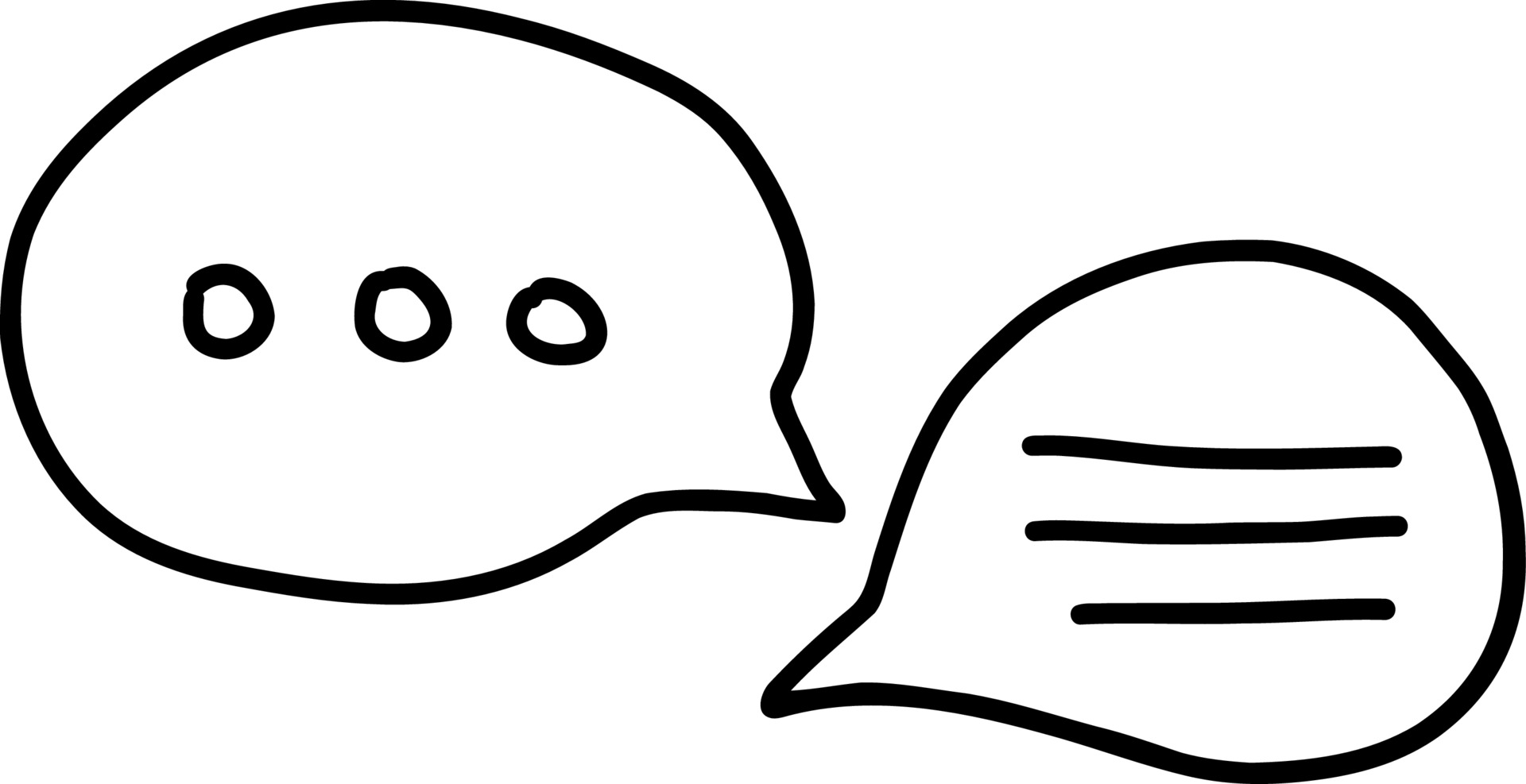 Doodle Messenger Messages 3727063 Vector Art at Vecteezy