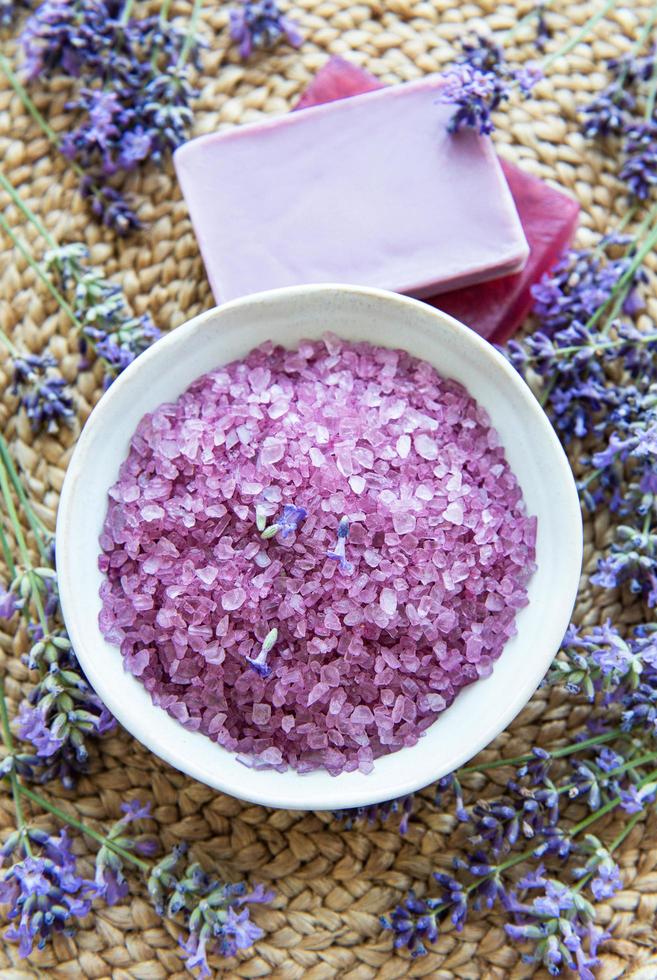 Lavender spa concept photo