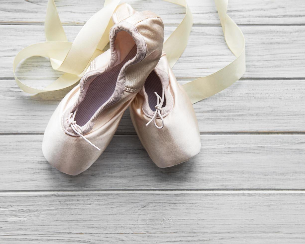 Pointe ballet shoes photo