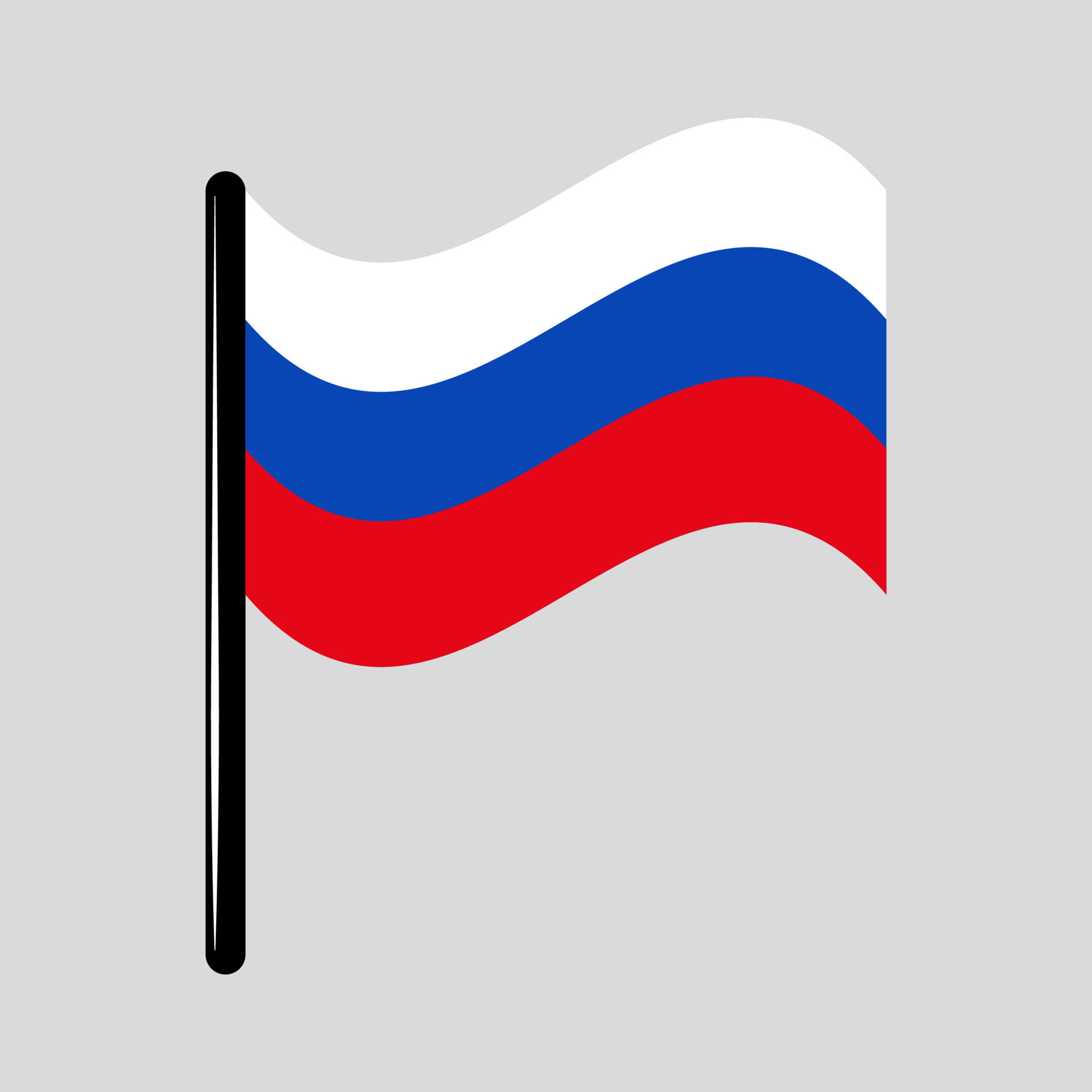 Free Russia Flag Icon - Download in Flat Style