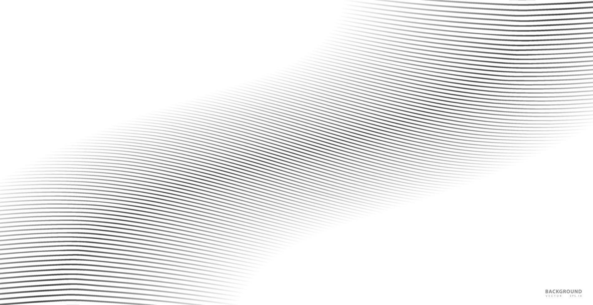 Abstract warped Diagonal Striped Background. Vector curved twisted slanting, waved lines texture. Brand new style for your business design.