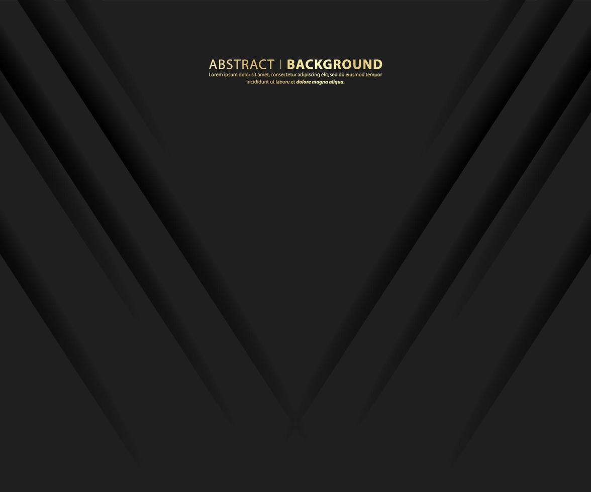 Dark and shadow abstract background. Modern Black design Template. vector illustration.