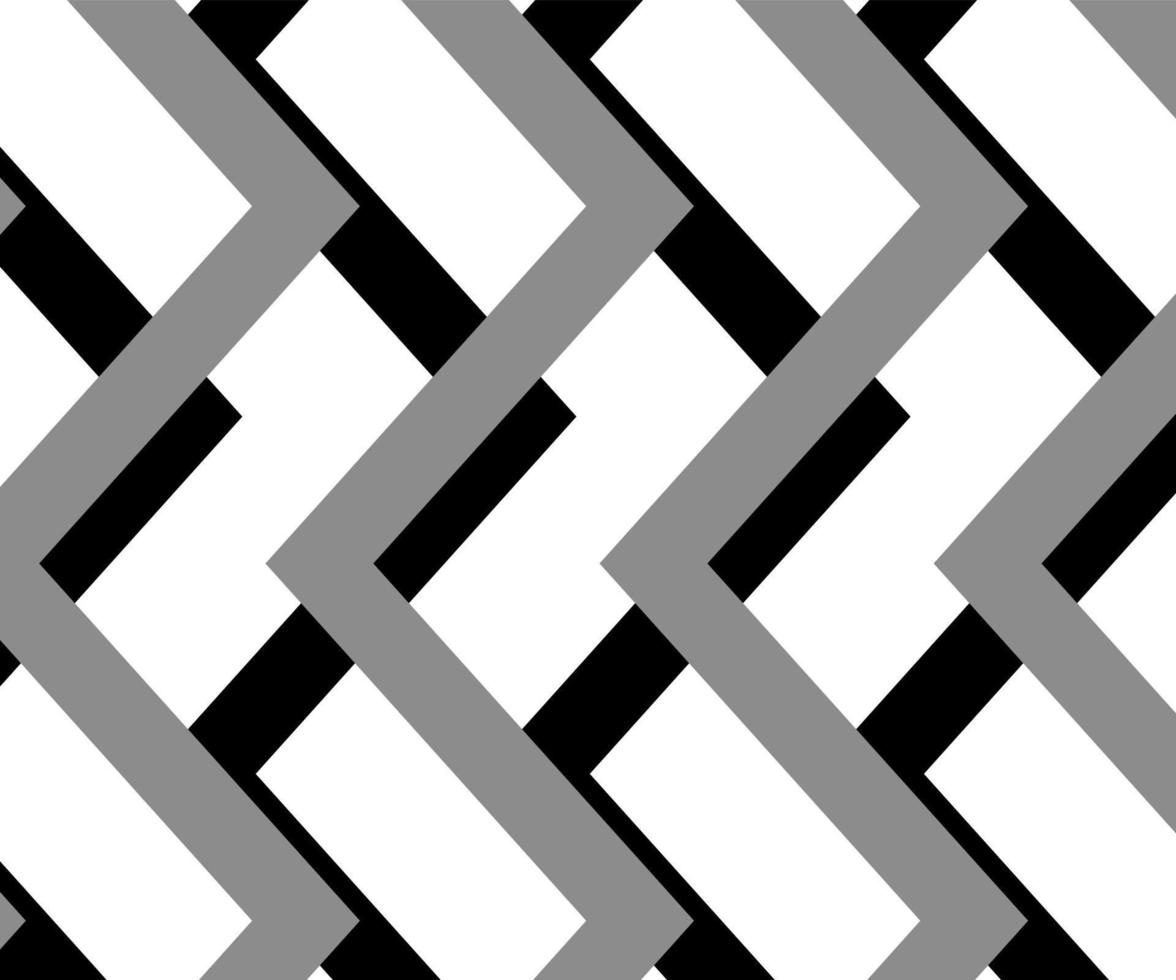 Black and white zigzag chevron pattern. Simple and modern vintage background. web design, greeting card, textile, Eps 10 vector illustration