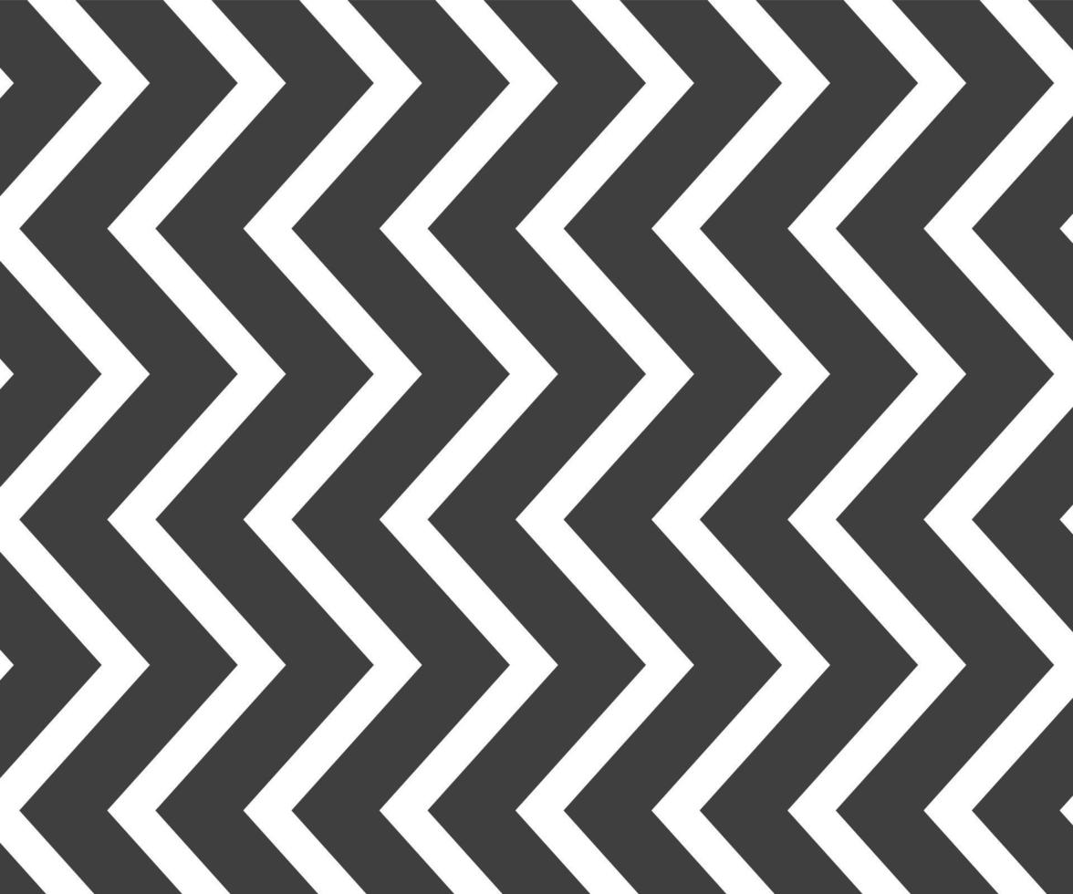 Black and white zigzag chevron pattern. Simple and modern vintage background. web design, greeting card, textile, Eps 10 vector illustration