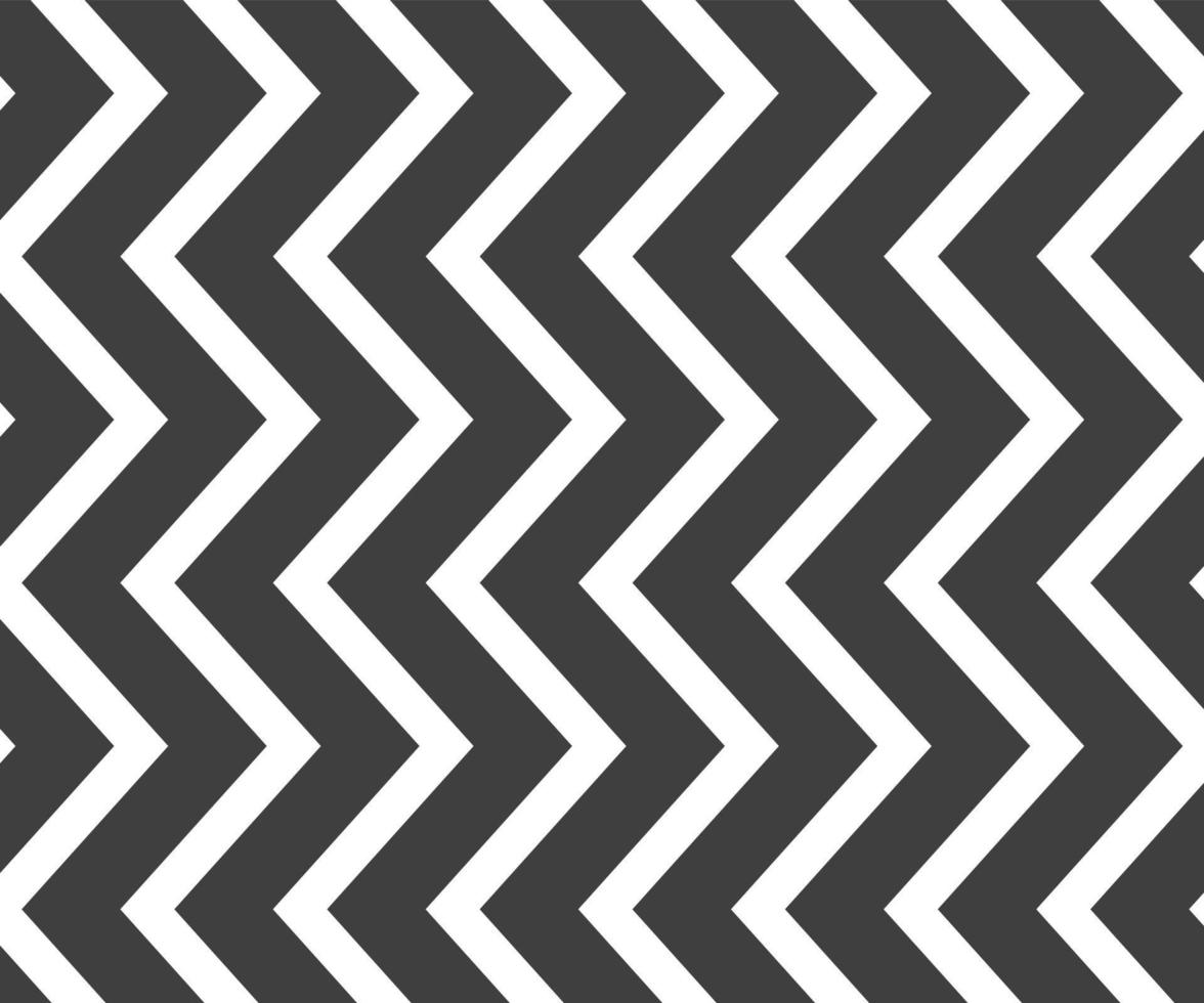 Black and white zigzag chevron pattern. Simple and modern vintage background. web design, greeting card, textile, Eps 10 vector illustration