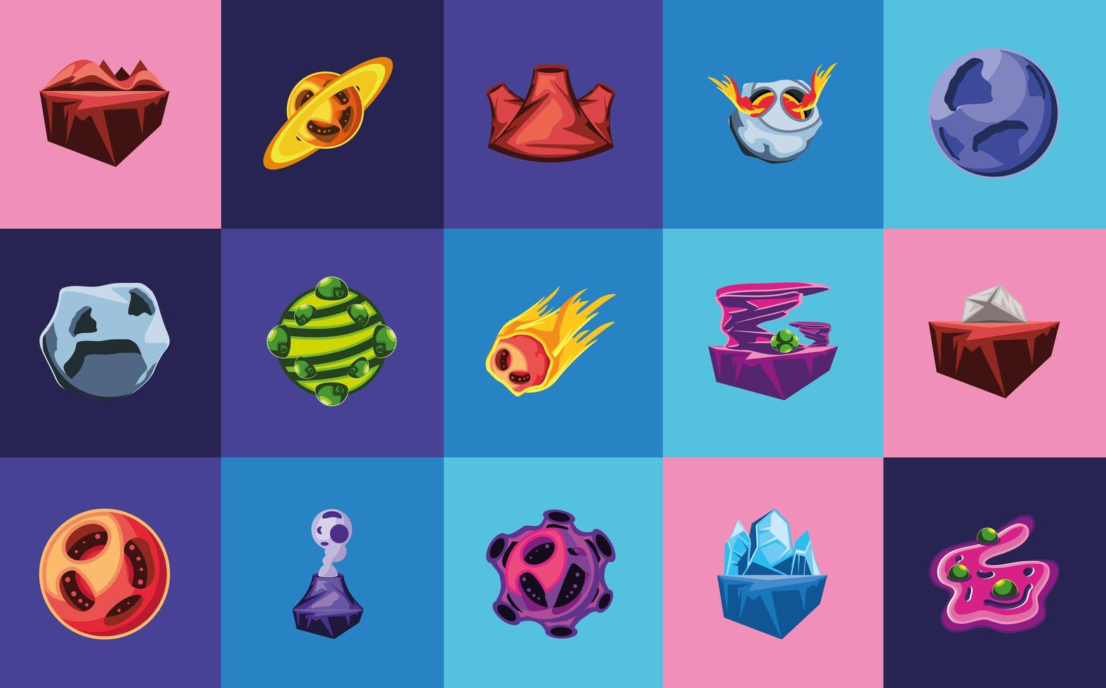 video game stuff vector