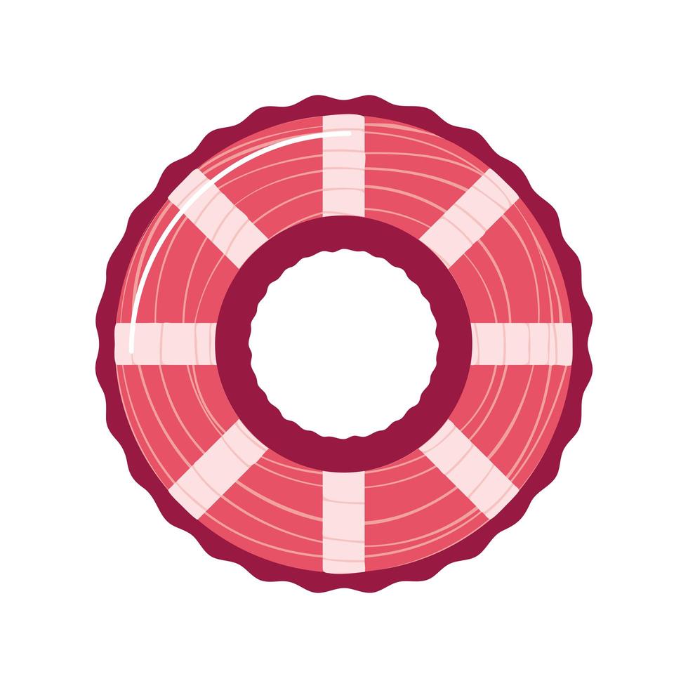 lifebuoy maritime icon vector