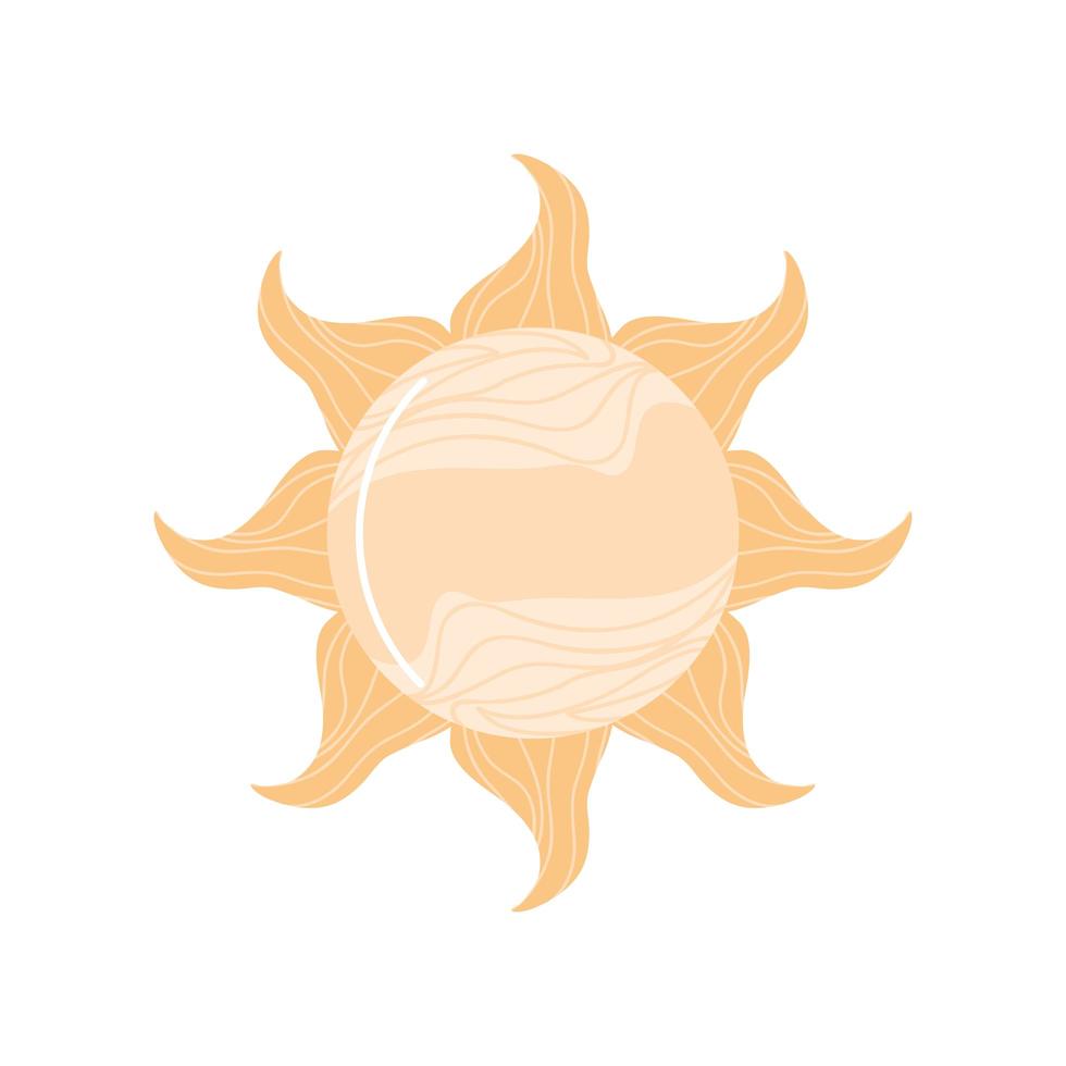 sun summer hot vector