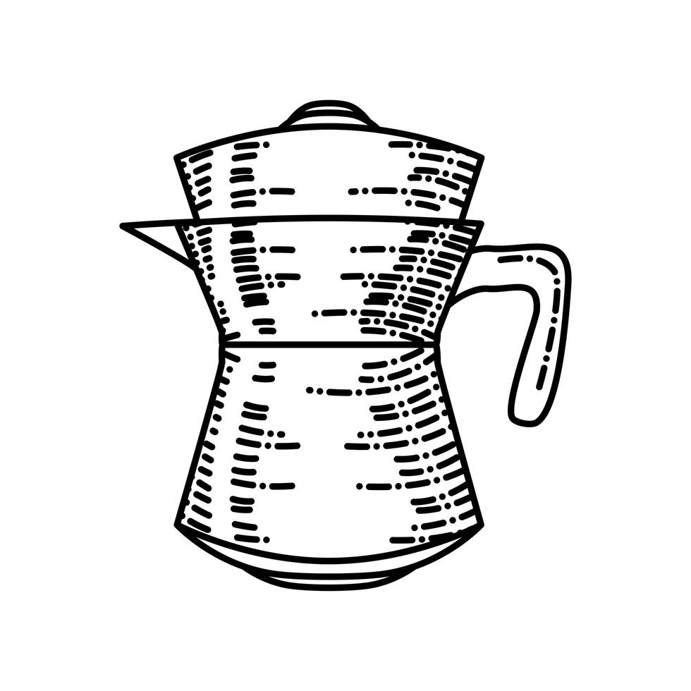 coffee pour over vector