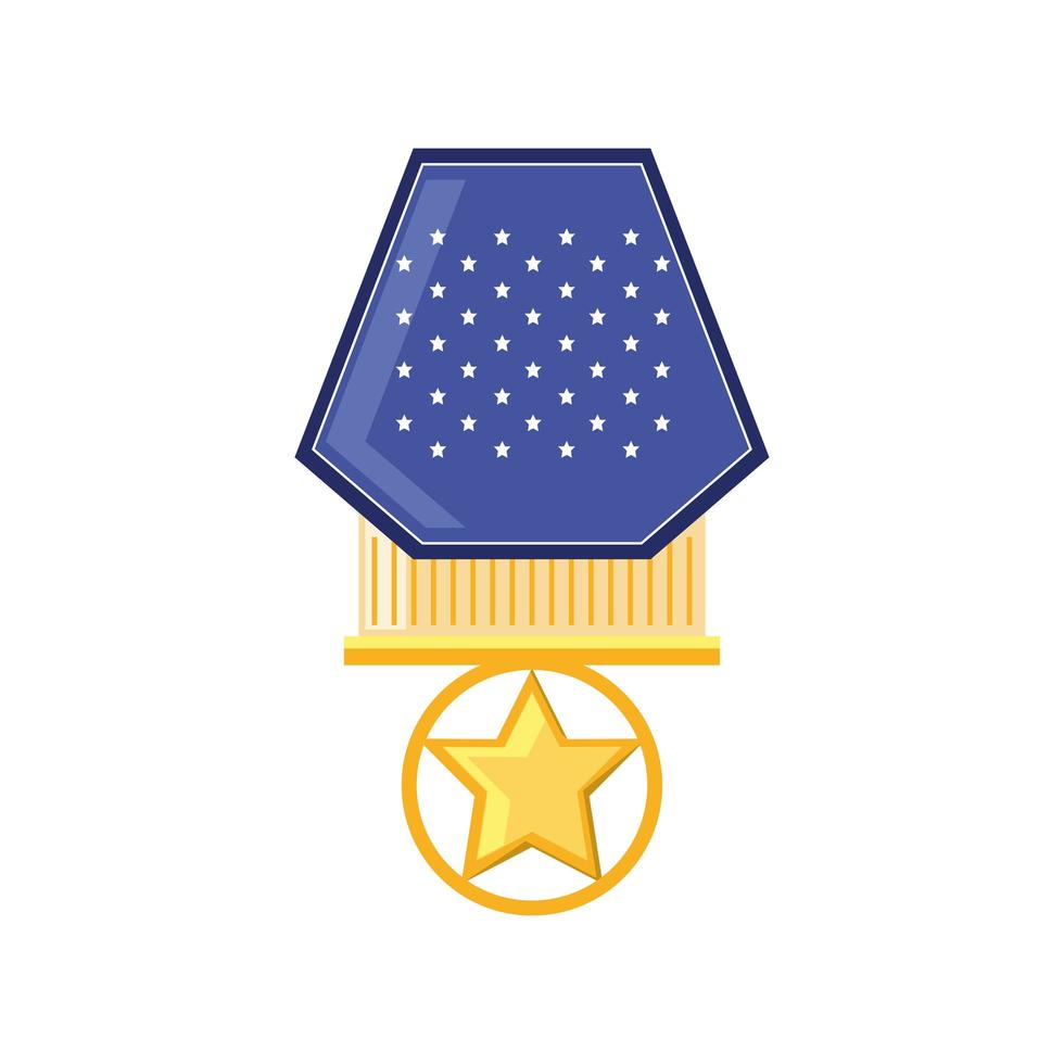 medal honor pride vector