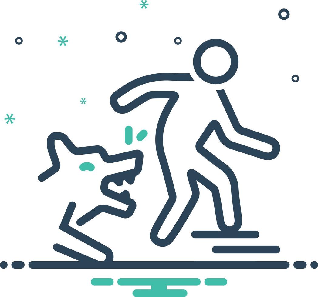 Mix icon for dog vector
