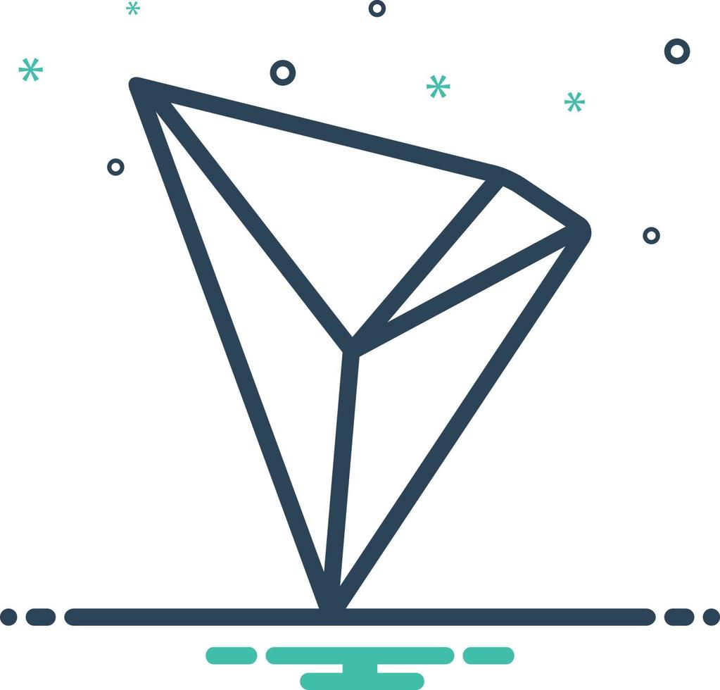 Mix icon for tron vector