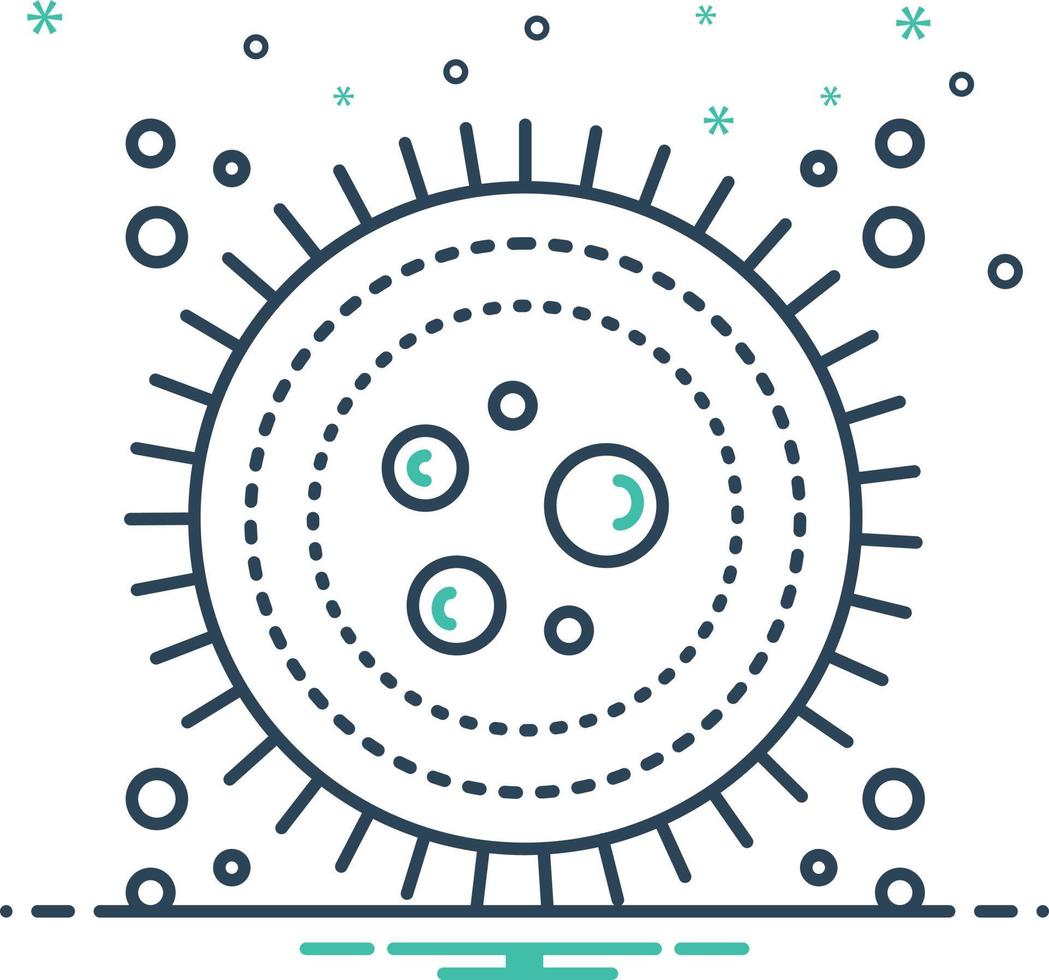 Mix icon for cell vector