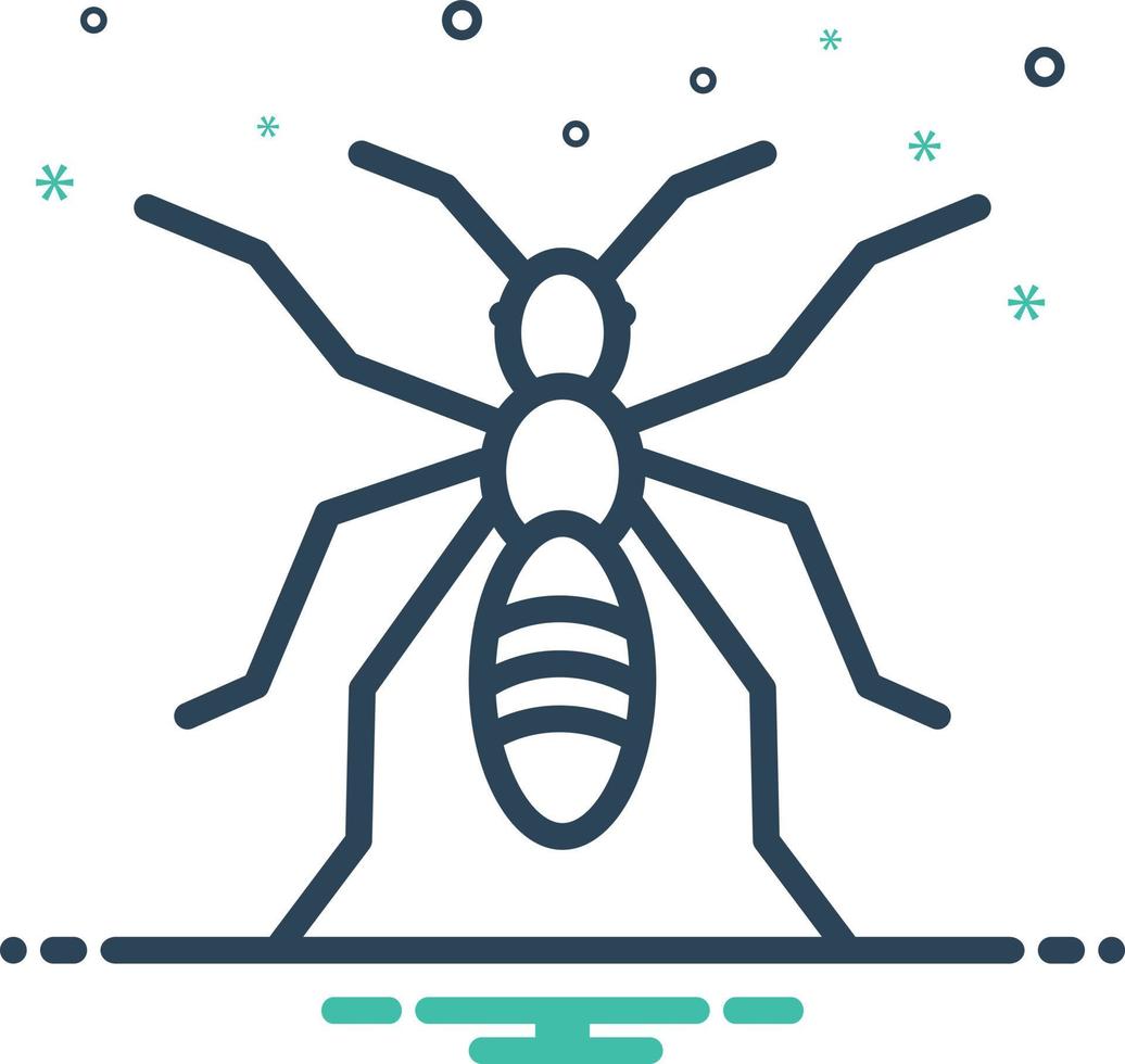 Mix icon for ant vector