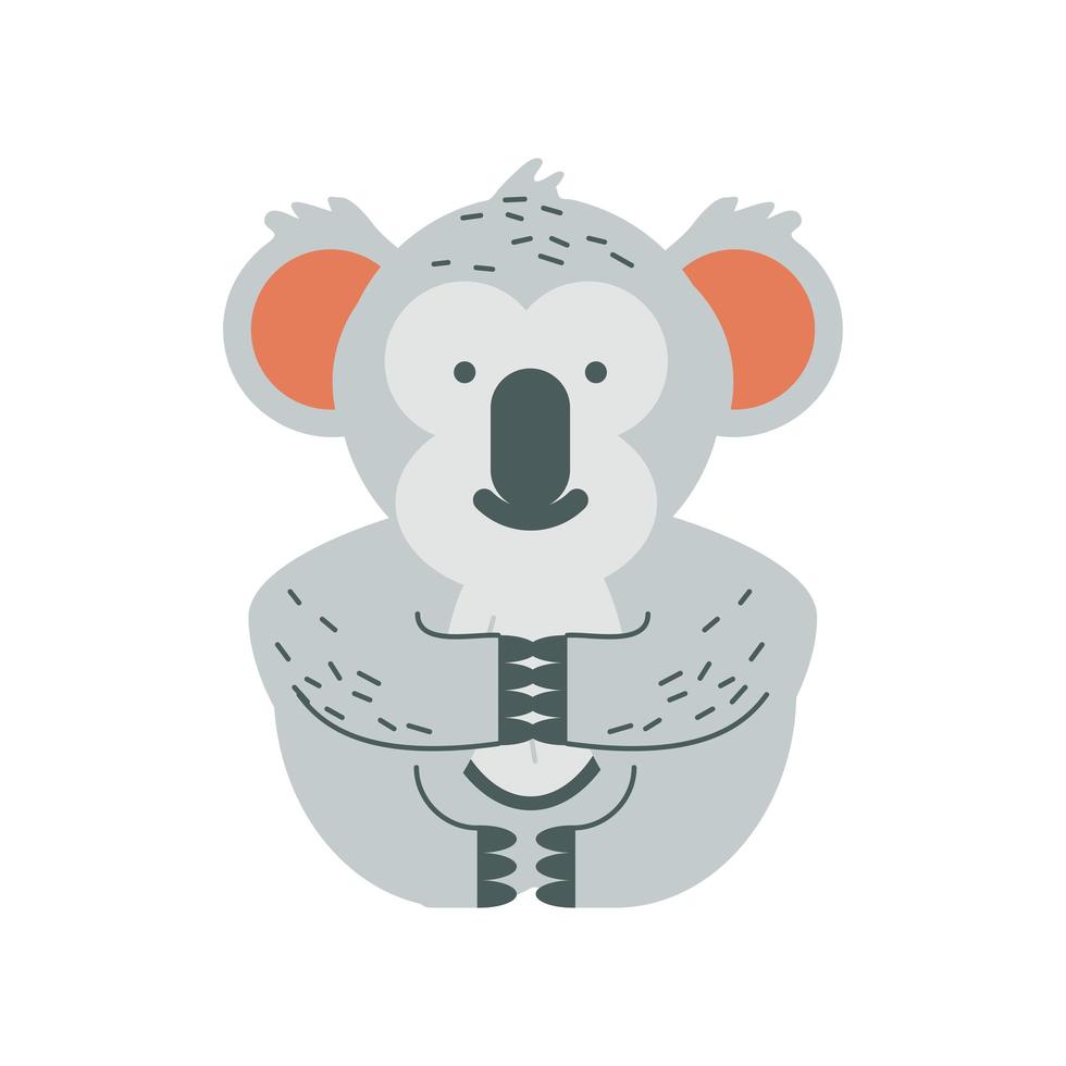 animal tropical koala vector