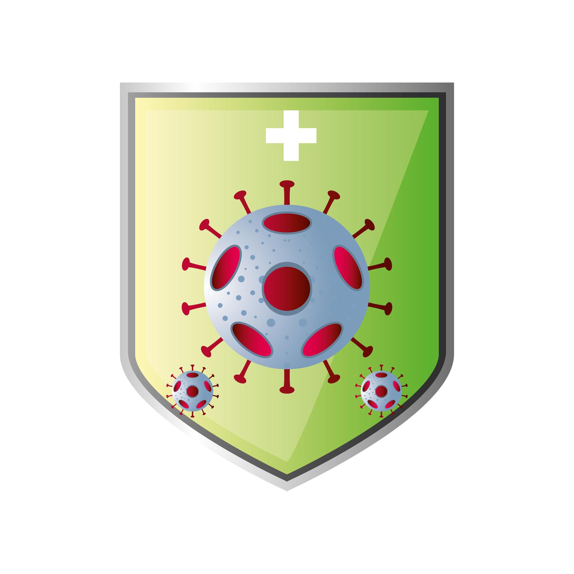 world vaccine, shield protection against covid 19 3730260 Vector Art at