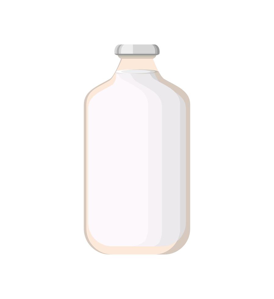 botella de leche fresca vector