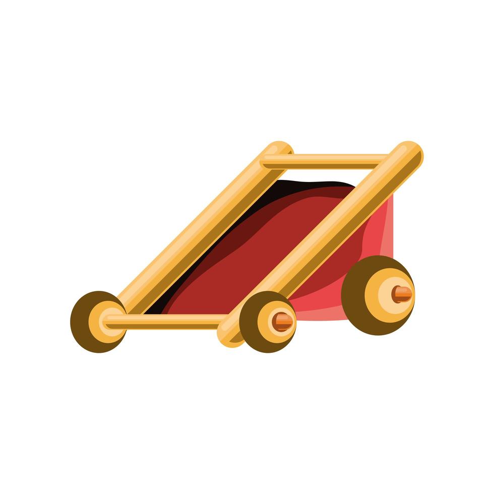 baby pram toy vector