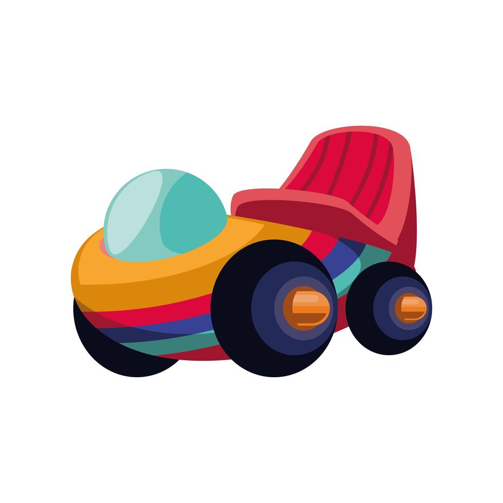 coche de plástico para niños vector