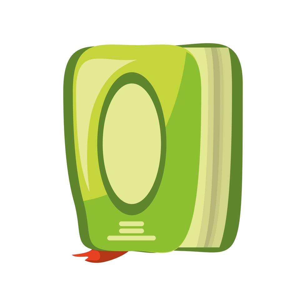 book bookmark cartoon vector