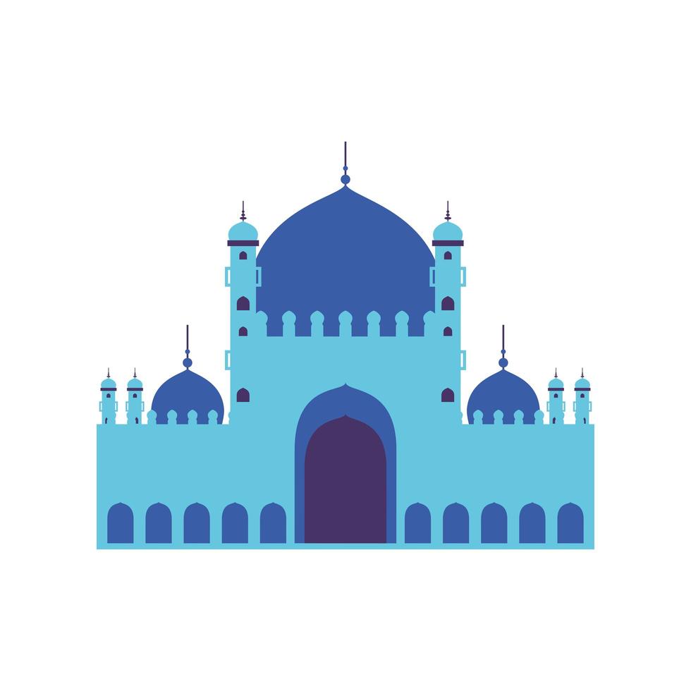 mosque architecture classic vector