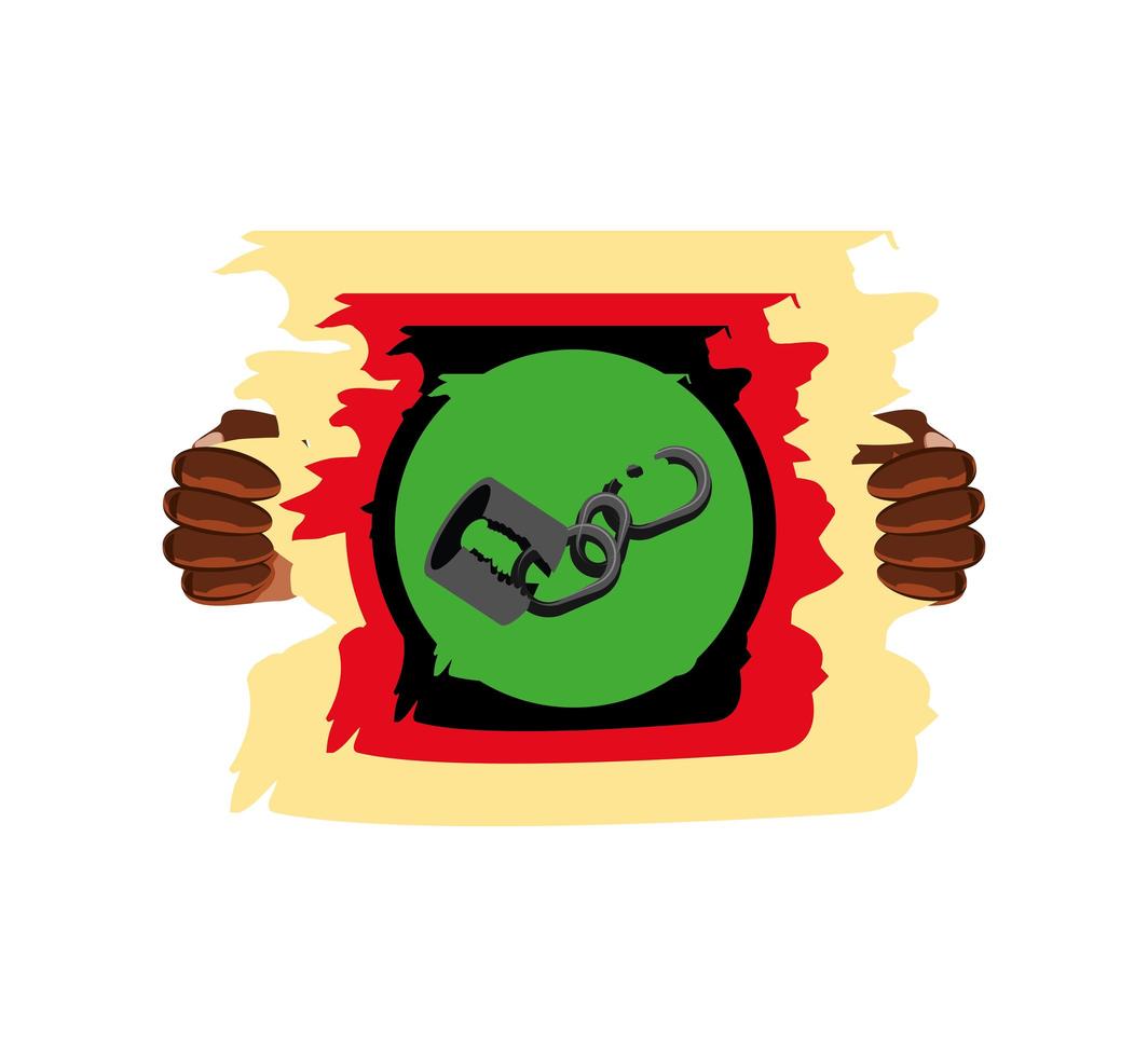 juneteenth celebrate freedom vector