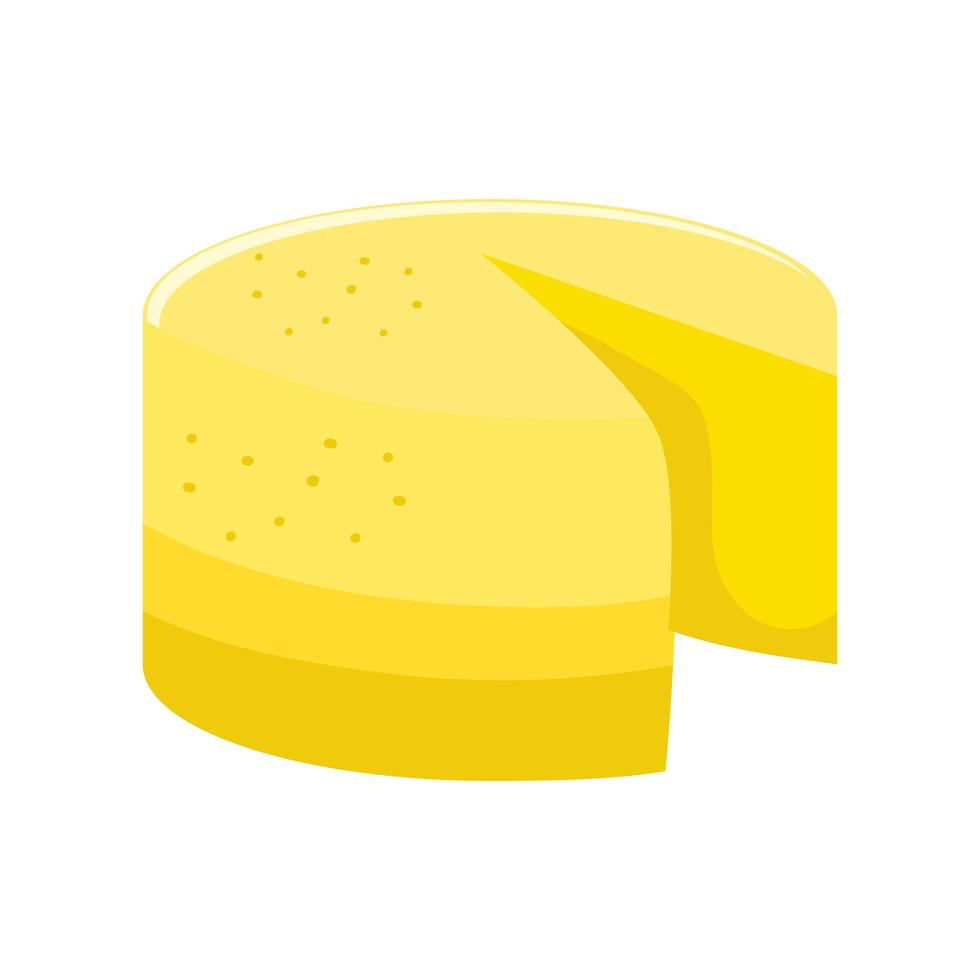 bocadillo de queso fresco vector