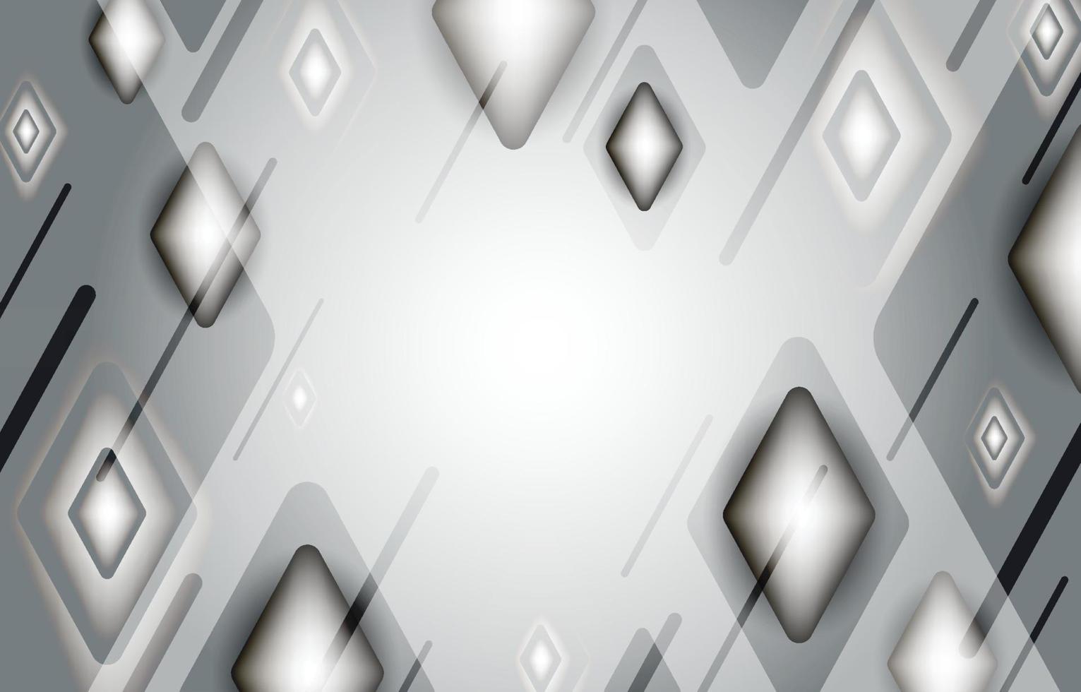 Grey and White Abstract Background Template vector
