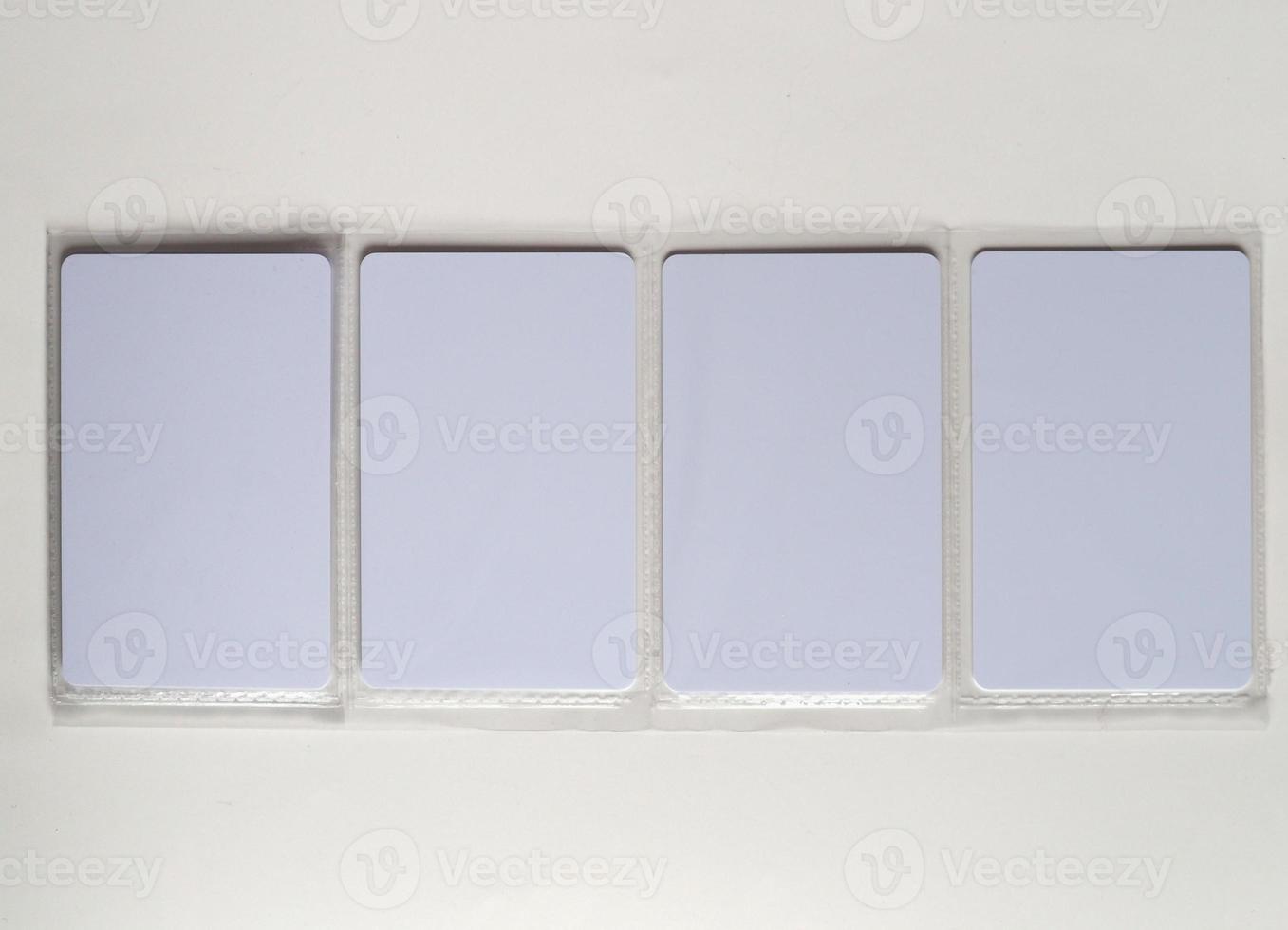Contactless NFC cards photo
