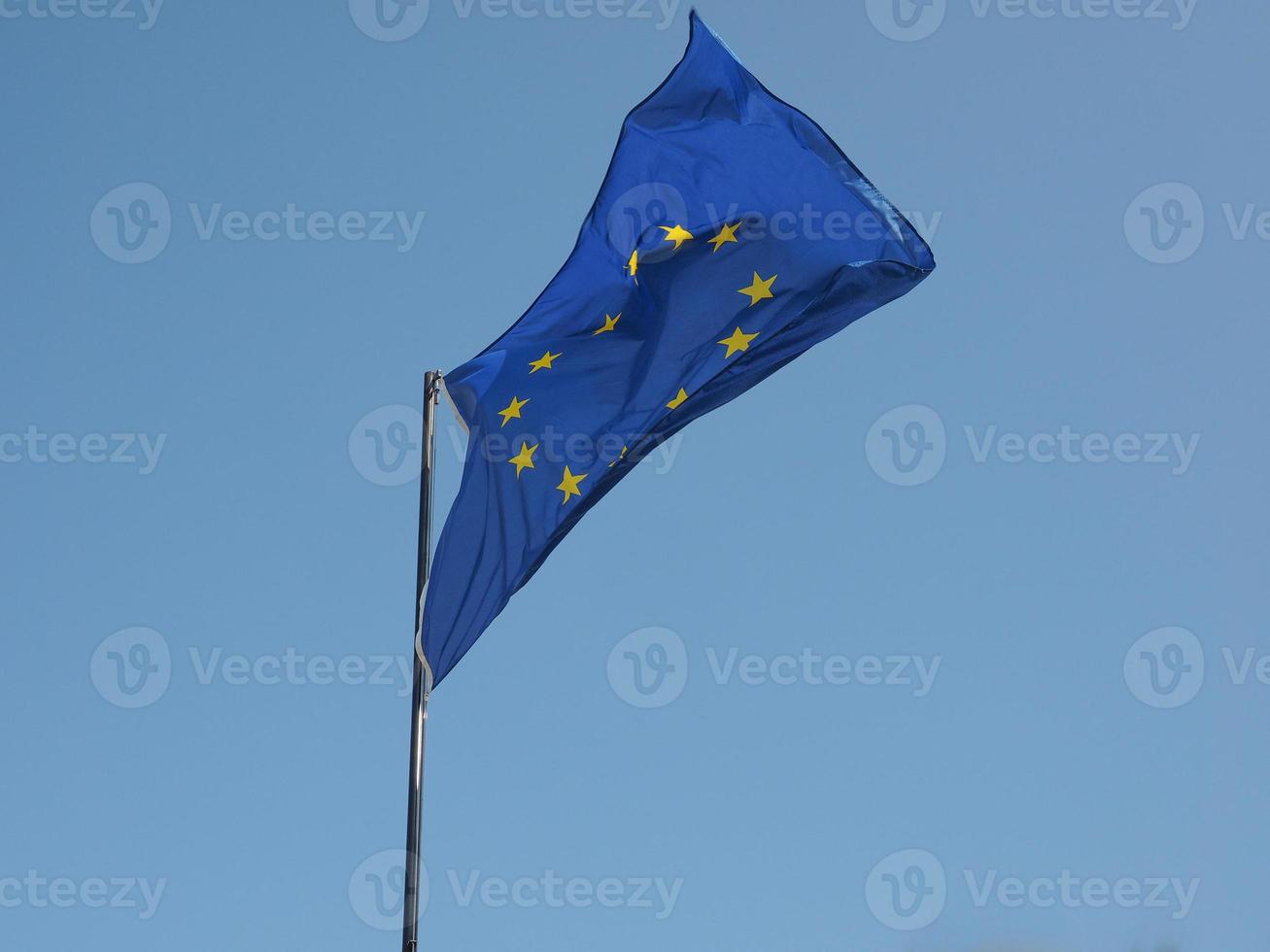 European flag of Europe photo