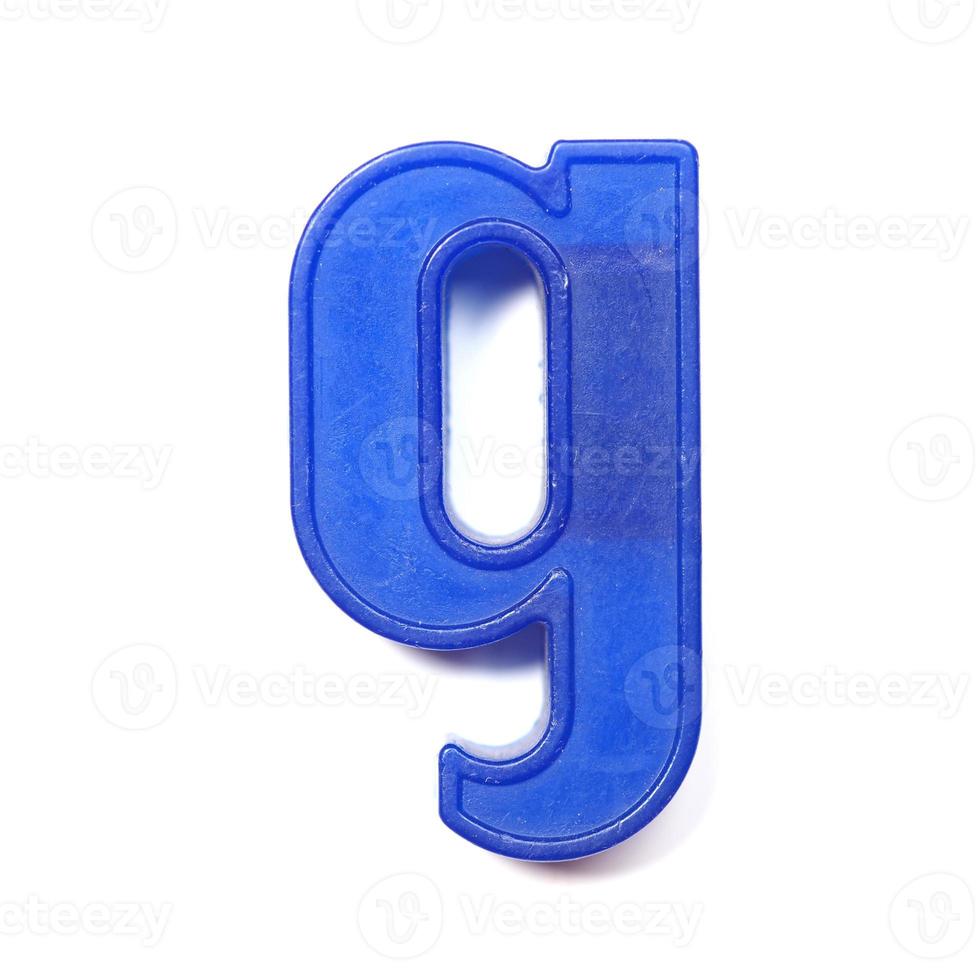 Magnetic lowercase letter G photo